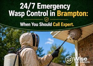 24x7 Emergency Wasp Control in Brampton When You Should Call Expert