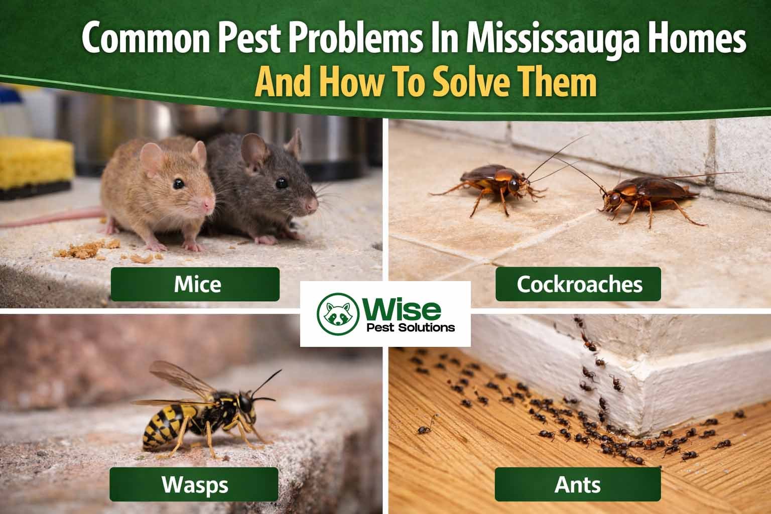 Pest Problems Common Pest Problems In Mississauga Homes And How To Solve Them - Wise ...