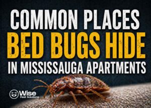 Common Places Bed Bugs Hide in Mississauga Apartments