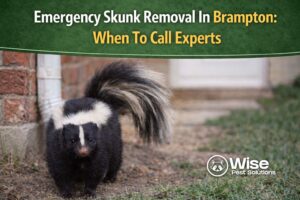 Emergency Skunk Removal In Brampton When To Call Experts