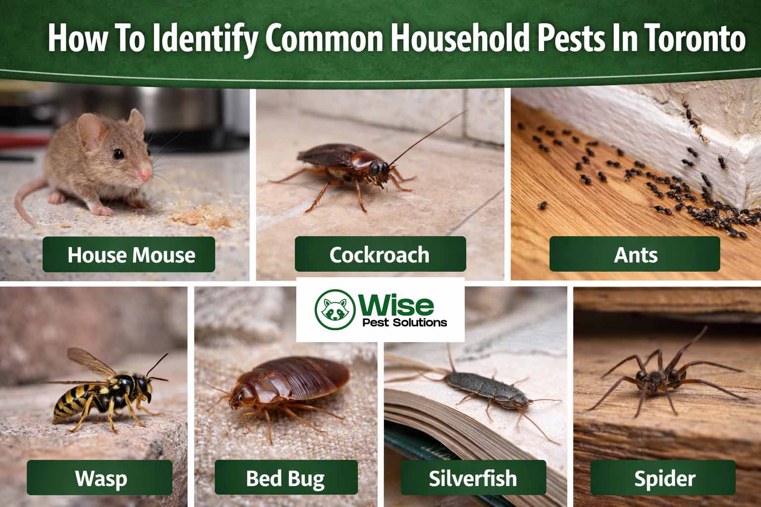 How To Identify Common Household Pests In Toronto