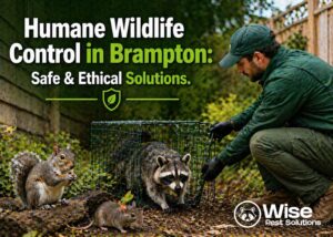 Humane Wildlife Control in Brampton Safe & Ethical Solutions