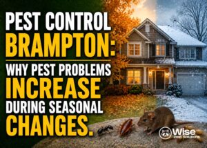 Pest Control Brampton Why Pest Problems Increase During Seasonal Changes