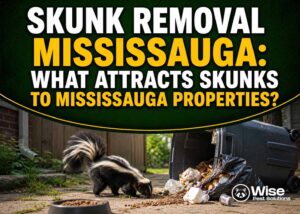 Skunk Removal Mississauga What Attracts Skunks to Mississauga Properties