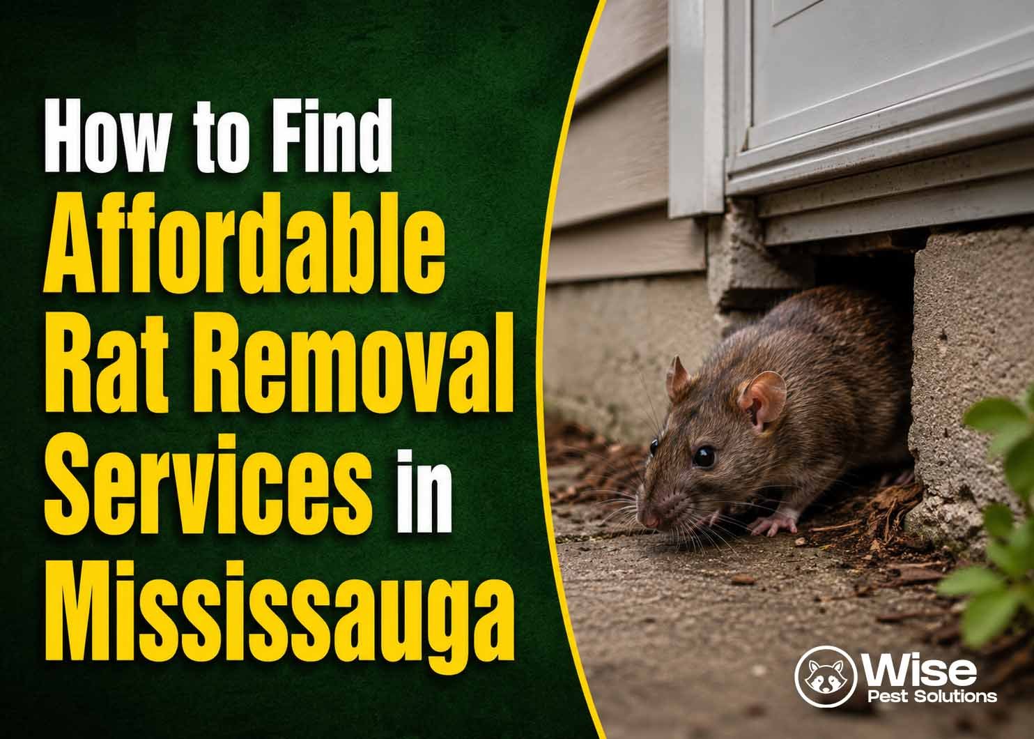 How to Find Affordable Rat Removal Services in Mississauga