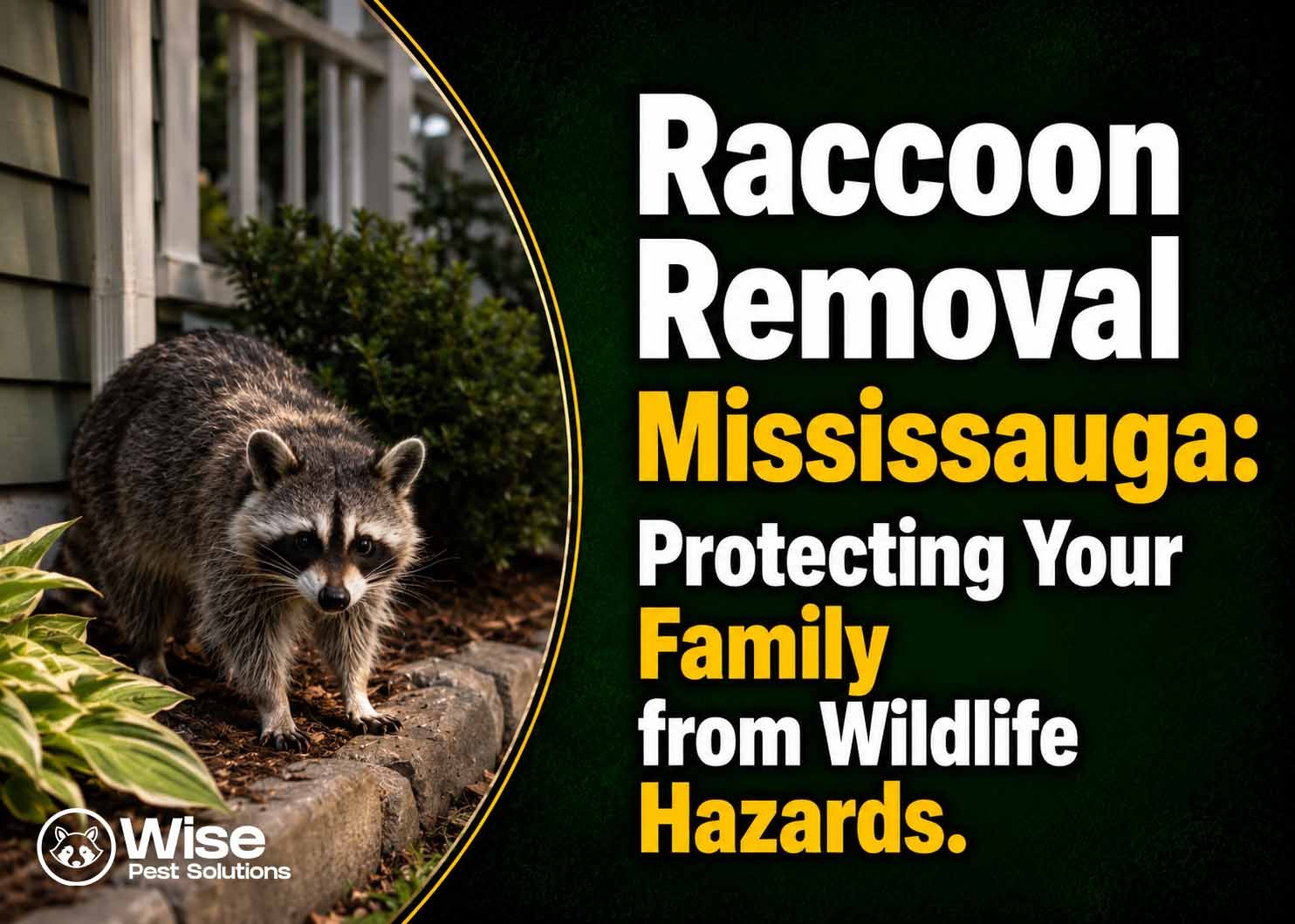 Raccoon Removal Mississauga Protecting Your Family from Wildlife Hazards