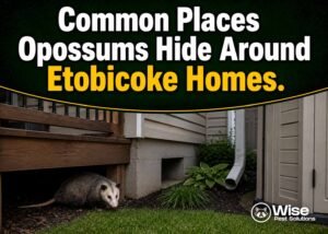 Common Places Opossums Hide Around Etobicoke Homes