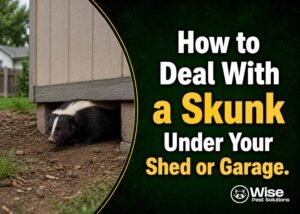 How to Deal With a Skunk Under Your Shed or Garage