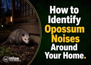 How to Identify Opossum Noises Around Your Home