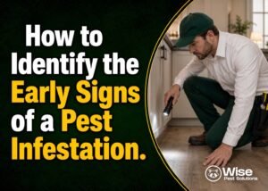 How to Identify the Early Signs of a Pest Infestation